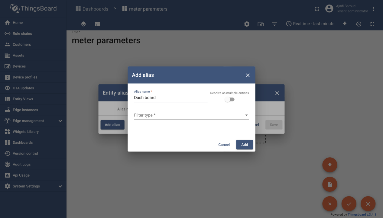 Setting up Dashboards